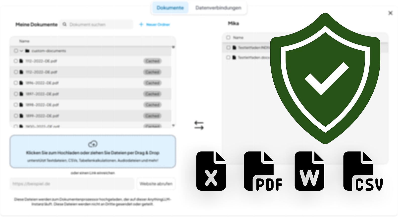 Mikis Datensicherheit