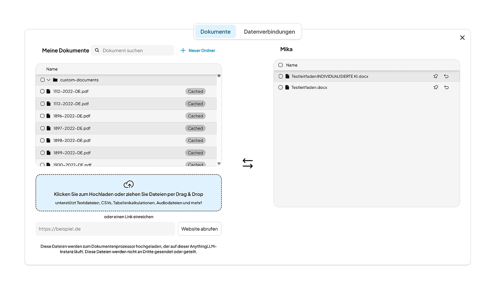 Mikis Datenaufbereitung